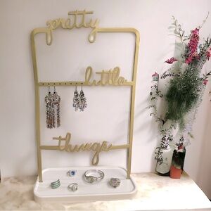 Jewelry Stand Metal Table Top Jewelry Organizer Pretty little things